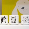 고양이 드로잉 소주컵  (3종)