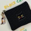 Black cat 카드 지갑 파우치 (2종)