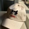 고양이 자수 모자