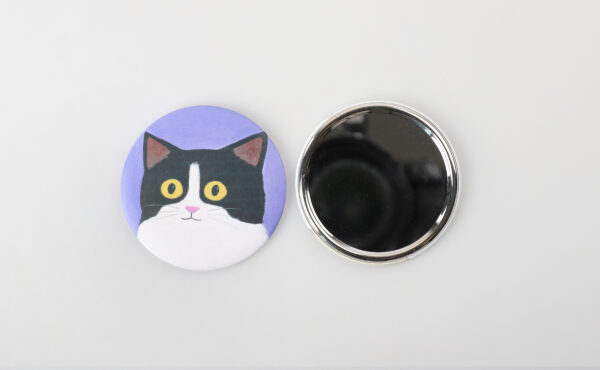 고양이 강아지 그림 손거울